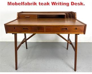 Lot 78 Arne Wahl Iversen for Vinde Mobelfabrik teak Writing Desk. 