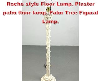 Lot 125 Chapman Sirmos Serge Roche style Floor Lamp. Plaster palm floor lamp. Palm Tree Figural Lamp. 