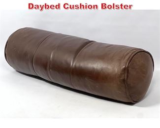 Lot 189 Leather Barcelona Style Daybed Cushion Bolster