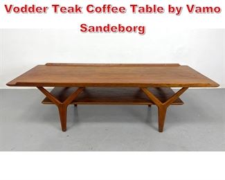 Lot 228 Anton Borg and Arne Vodder Teak Coffee Table by Vamo Sandeborg