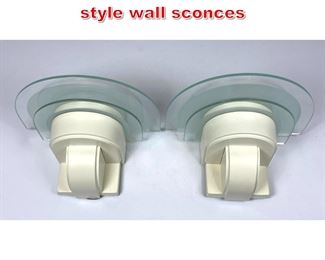 Lot 310 Pair LUMINAIRE art deco style wall sconces