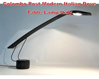 Lot 334 Mario Barbaglia Marco Colombo Post Modern Italian Dove Table Lamp Italy