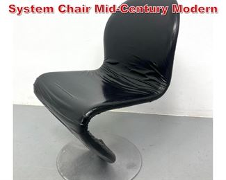 Lot 362 Early Verner Panton 123 System Chair MidCentury Modern