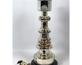 Lot 425 Mercury Glass Table Lamp. 