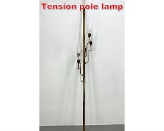 Lot 447 Brass Paavo Tynell Style Tension pole lamp