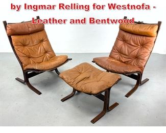 Lot 480 Norwegian Siesta Chair by Ingmar Relling for Westnofa  Leather and Bentwood