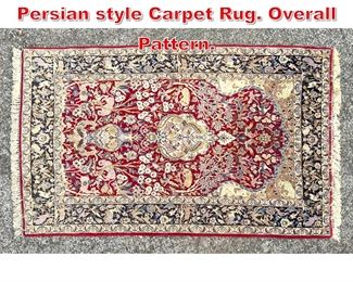 Lot 540 6 4 x 3 9 Handmade Persian style Carpet Rug. Overall Pattern. 
