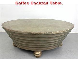 Lot 535 Large Oversize Decorator Coffee Cocktail Table. 