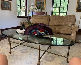 Le Barge coffee table....Lee Jofa sofa...rug has been sold