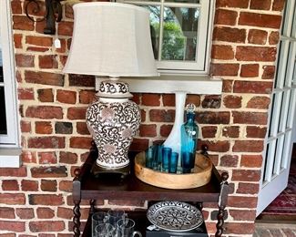 Block crystal decantur, Antique jar lamps, outdoor metal candles and more....