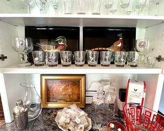 MCM Barware - and hard to find Blenko Decanturs!