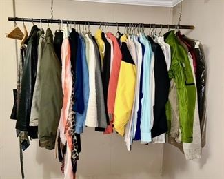 Men's and women's clothing (sample) (some sold)