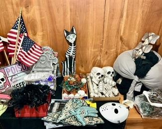 Vintage Halloween decor (some sold)