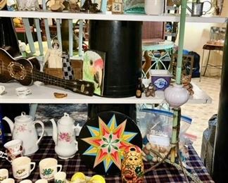 Vintage decor (weather vane SOLD, some collectibles are SOLD)