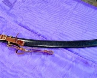 Vintage Indian wedding sword in sheath
