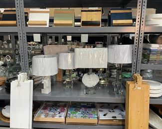 Beautiful lamps and kitchen decor