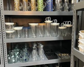 Beautiful vases, canisters and pitchers