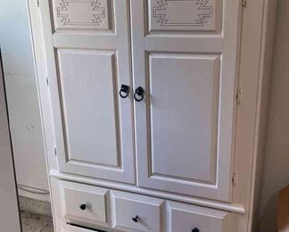 001 Southwestern Tall Boy Hutch