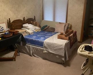 regular bed and mattress