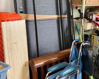 day bed and wheel chair