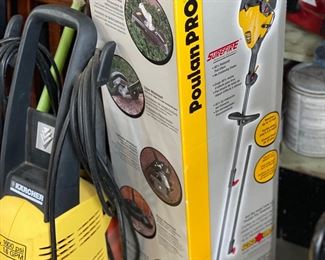 brand new poulon pole chain saw