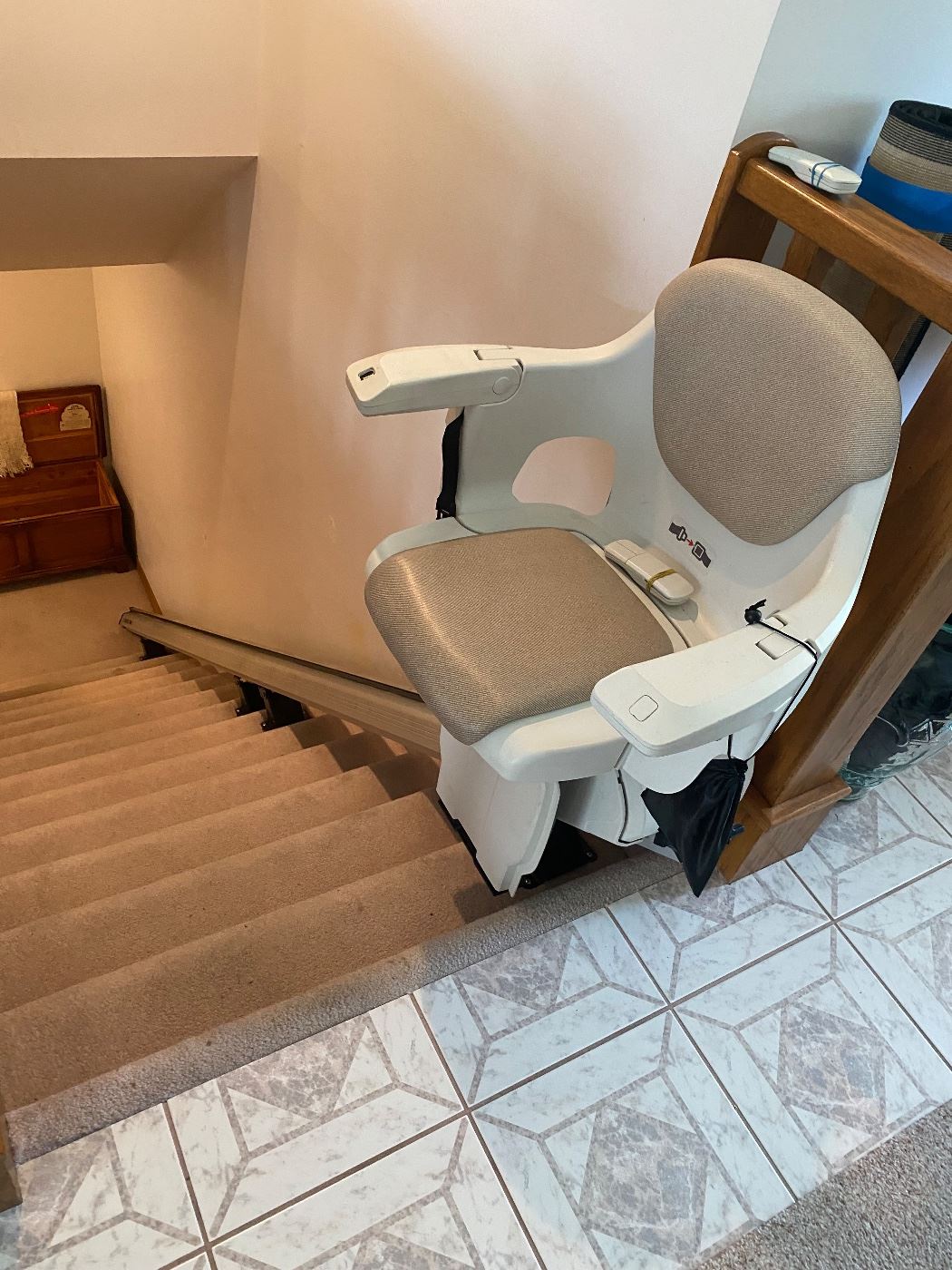 ThyssenKrupp chair lift 19 stairs