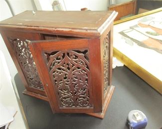 ROSEWOOD table cabinet, c. 1850