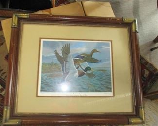 Flying  ducks print by Randy McGovern