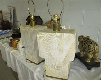 PAIR of wonderful lamps