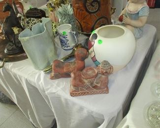 Pair Pre-Columbian figures