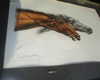 Famous French print by Leon Danchin