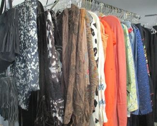 Designer dresses and coats