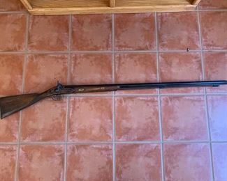Antique flintlock gun