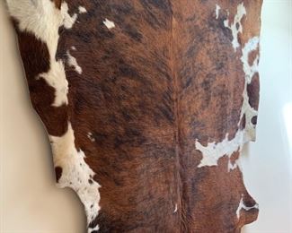 Cowhide on stretcher frame