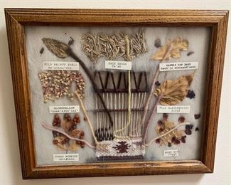 Vintage Navajo 'dye chart'