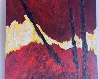 Oil on canvas, unidentified artist