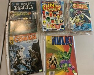 Vintage comic books