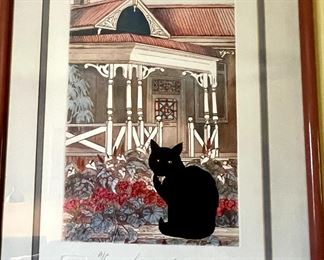Original signed and numbered Karel Burrow artist's proof print.