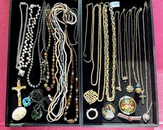 Costume jewelry.