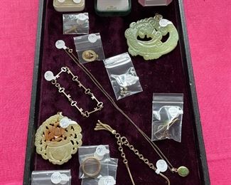 Gold and gold-filled jewelry.