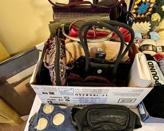 Purses and handbags.