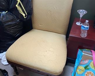 Occasional chair- water damage $25