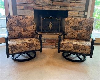 Castelle Monterey Ultra High Back Deep Seated Swivel Rockers 