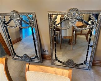Large Decorative Mirrors (2) 