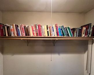 Books (Fiction and Non Fiction) TONS of Cookbooks 
