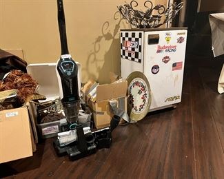 Mini Fridge 
Carpet Cleaner 
Various Home Decor