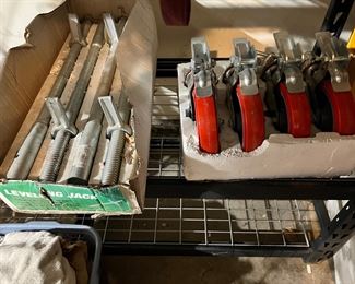 8” UST Scaffolding Casters 
Scaffolding Leveling Jacks 