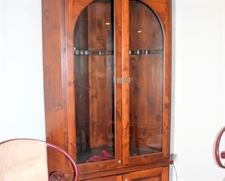 Corner Gun Cabinet