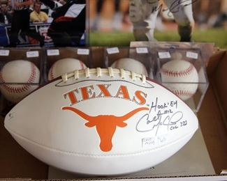 Colt McCoy Signed Football