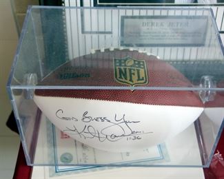Kurt Warner Signed Football